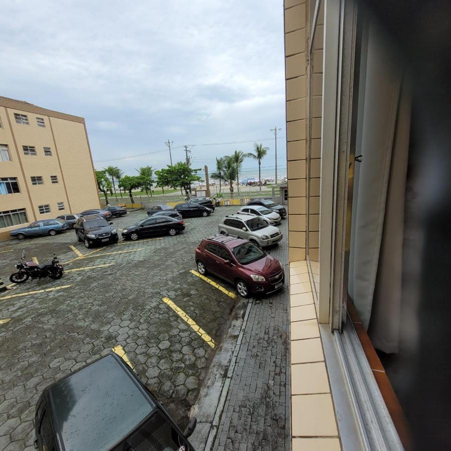 Kitnet Frente Pro Mar Em Vila Caicara, Portaria 24 Hs E Wifi Praia Grande  Luaran gambar