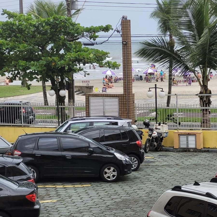 Kitnet Frente Pro Mar Em Vila Caicara, Portaria 24 Hs E Wifi Praia Grande  Luaran gambar