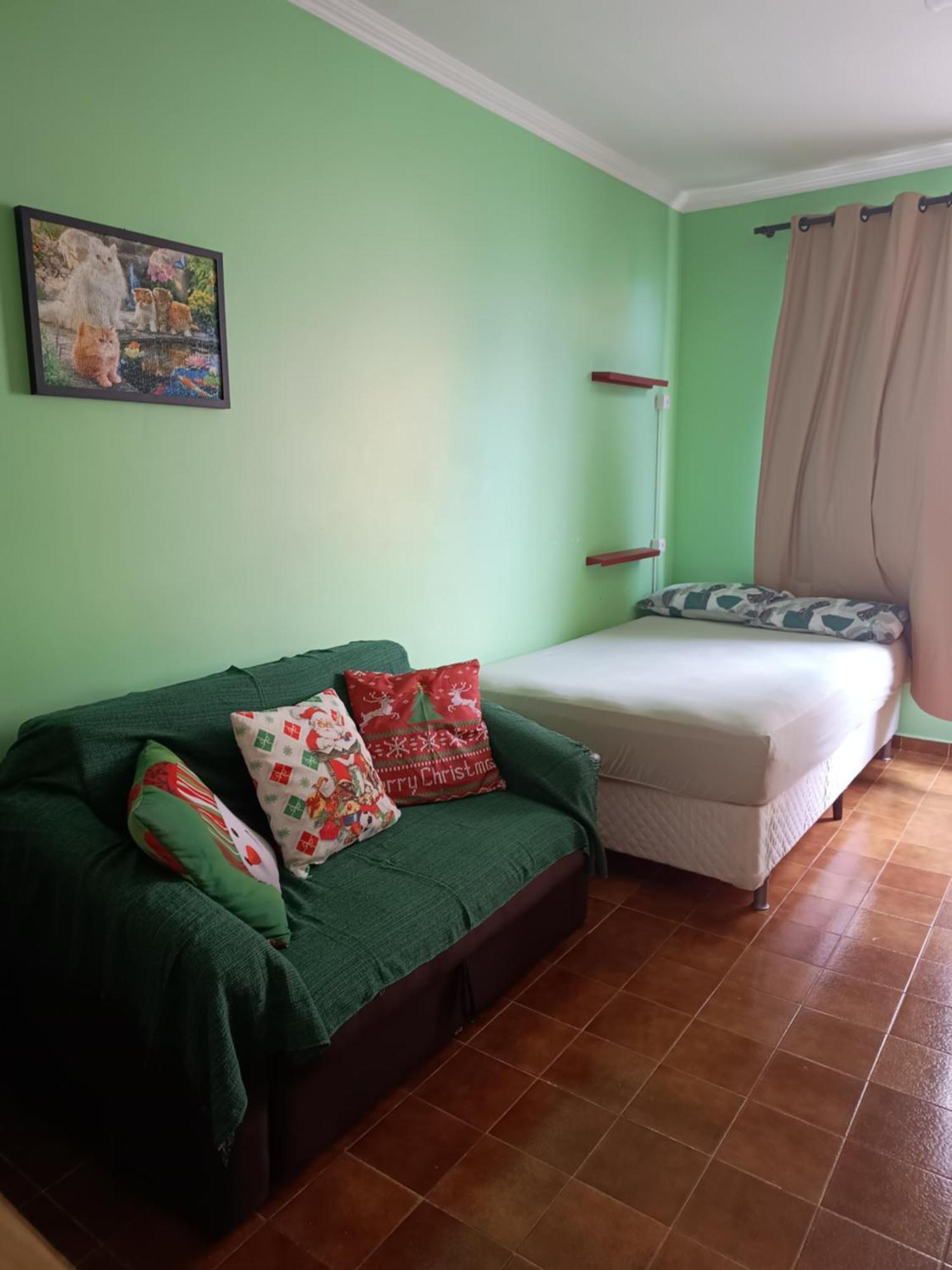 Kitnet Frente Pro Mar Em Vila Caicara, Portaria 24 Hs E Wifi Praia Grande  Luaran gambar